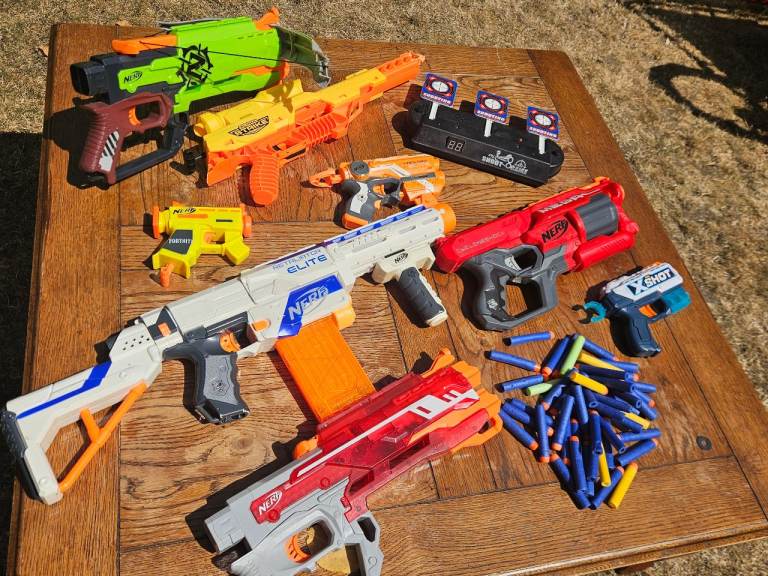 Big Nerf Bundle with Darts and Target