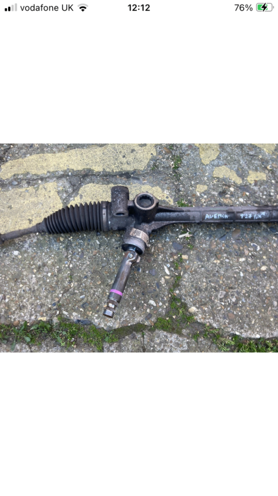 Toyota Avensis 1.8. T27. Steering Rack. Petrol. (2009-2015). 