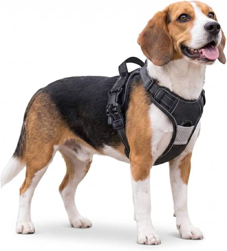 Dog Harness Medium, No Pull Dog Harness with Front Clip, Reflective Anti Pull dog harnesses,