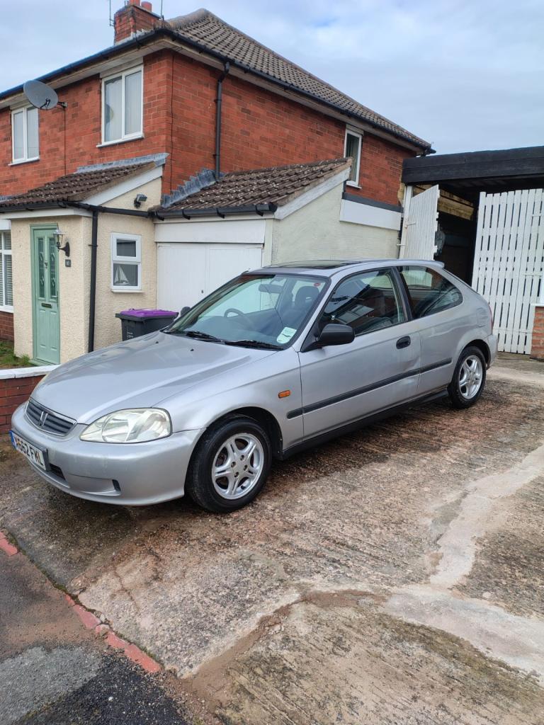 Honda Civic 1.4 I SE Automatic Silver 3 Door Hatchback 2001 