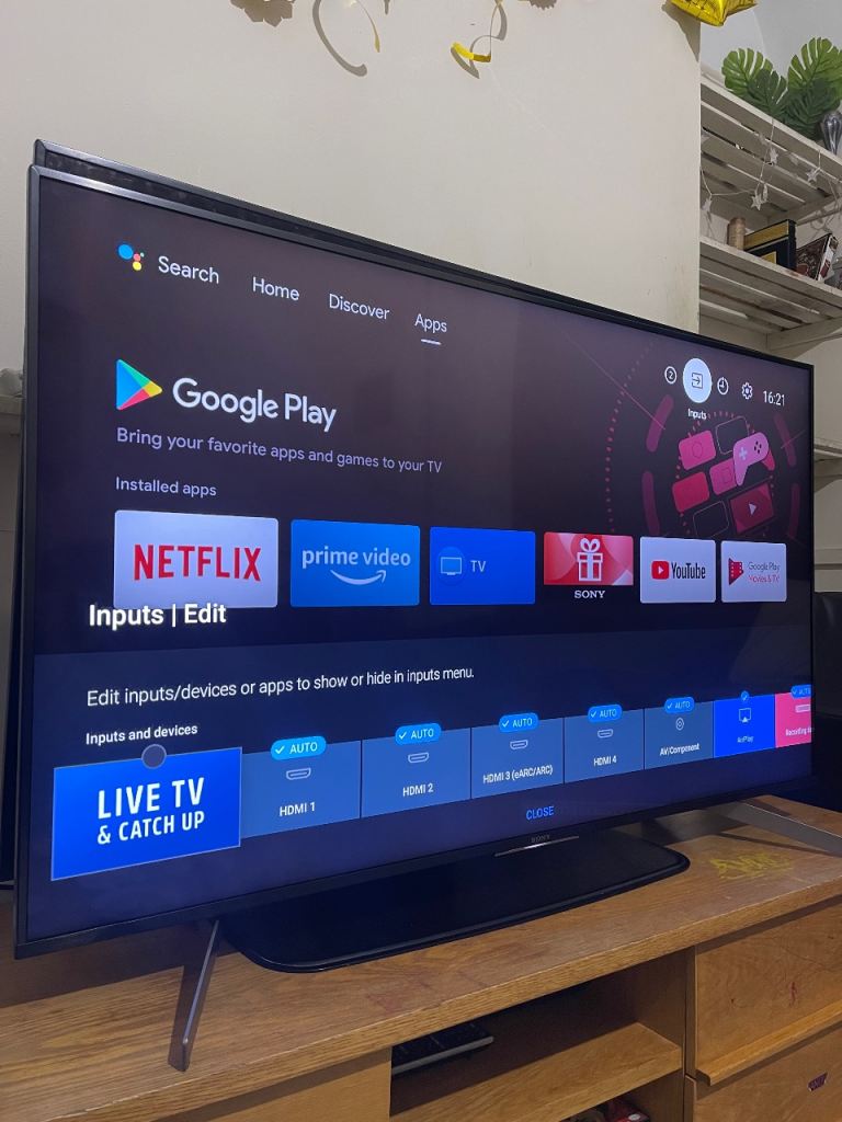 SONY ANDROID 55 inch Smart 4K Ultra HD HDR LED TV with Google Assistant AND Orginal Remote Control