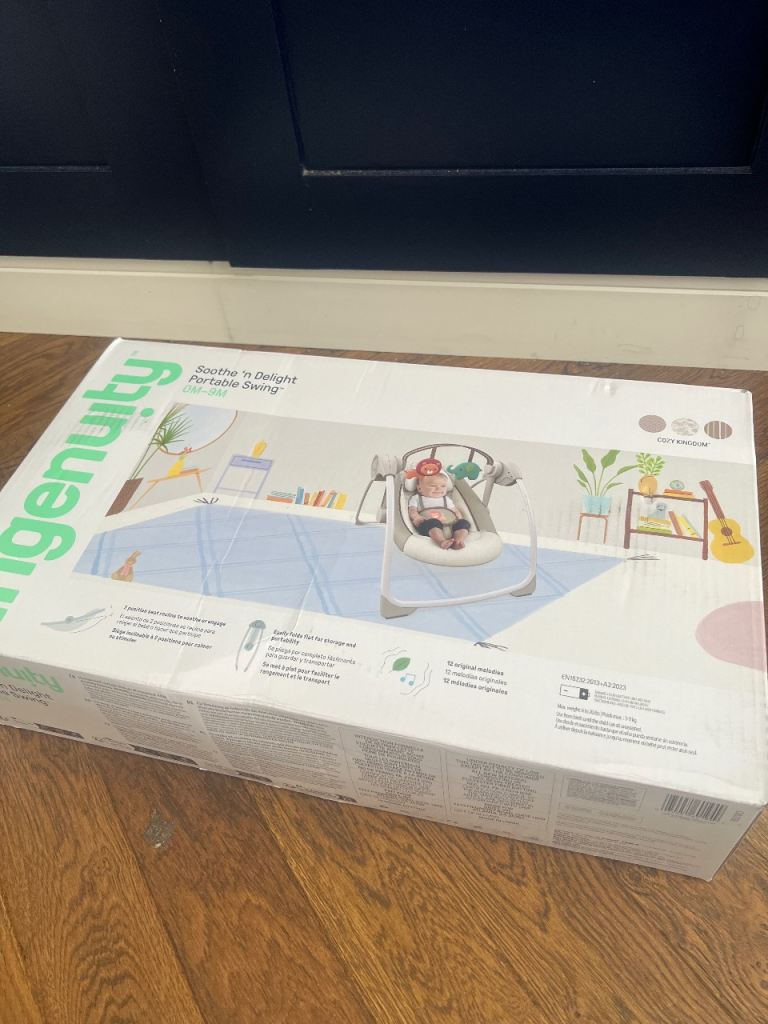Ingenuity Soothe 'n Delight Portable Swing – New in Box