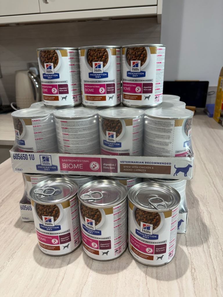 Hill’s prescription biome chicken stew 