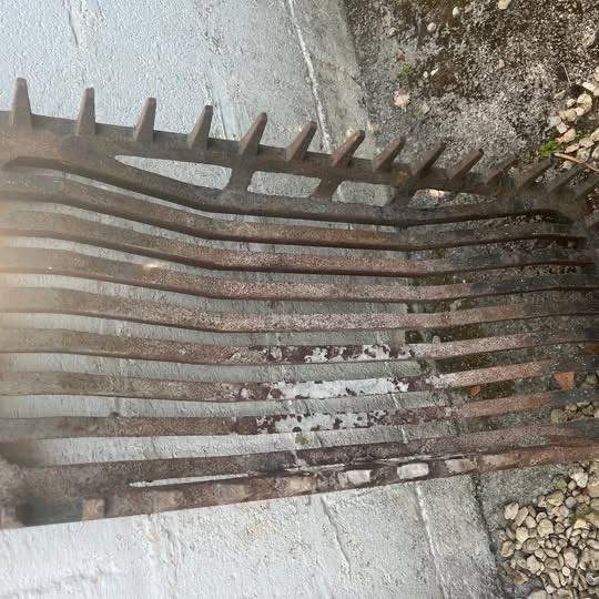 Vintage Firedog Style Cottage Inglenook Grate