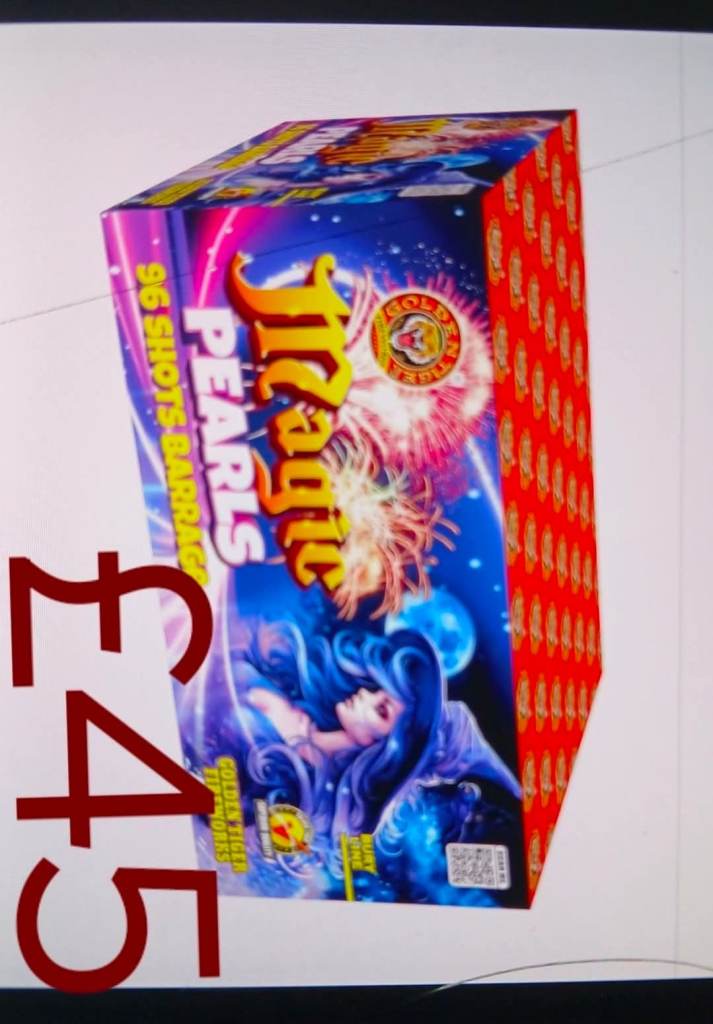  Magic Pearls 96 Shots Barrage fire works 