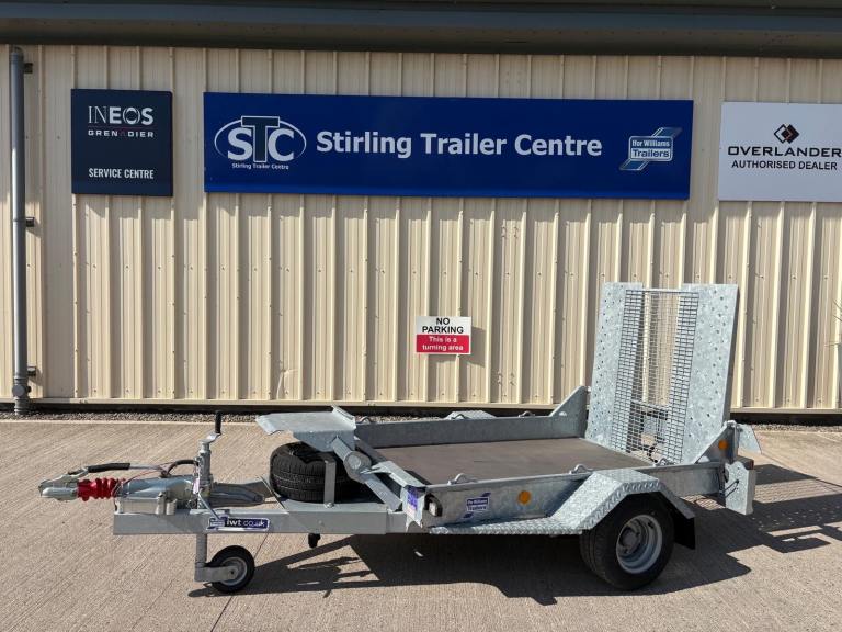 Ifor Williams GH64 plant trailer micro digger trailer single axle