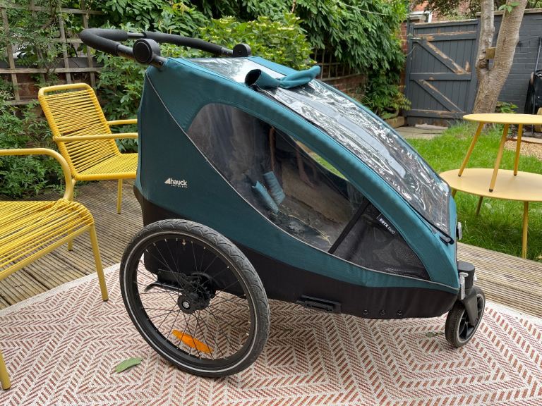 Hauck Dryk Duo Plus 2-in-1 Bike Trailer/Buggy for 2 kids