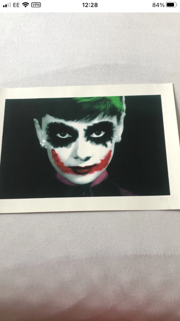 TWIGGY & AUDREY HEPBURN JOKER PRINTS  
