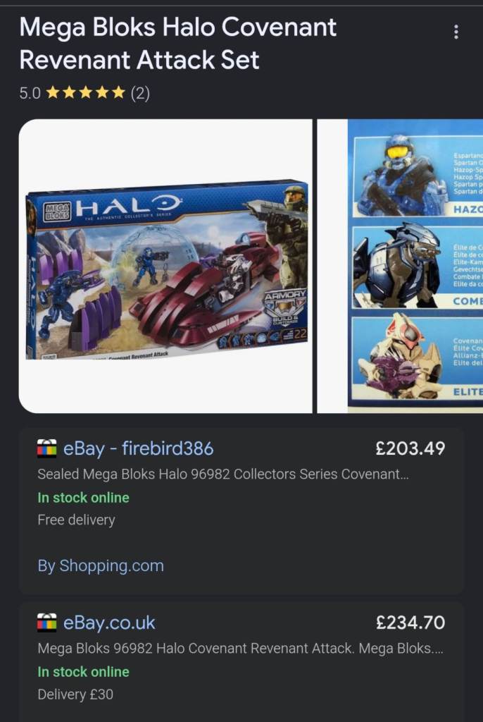 Mega Bloks Halo covenant revenant attack set sealed