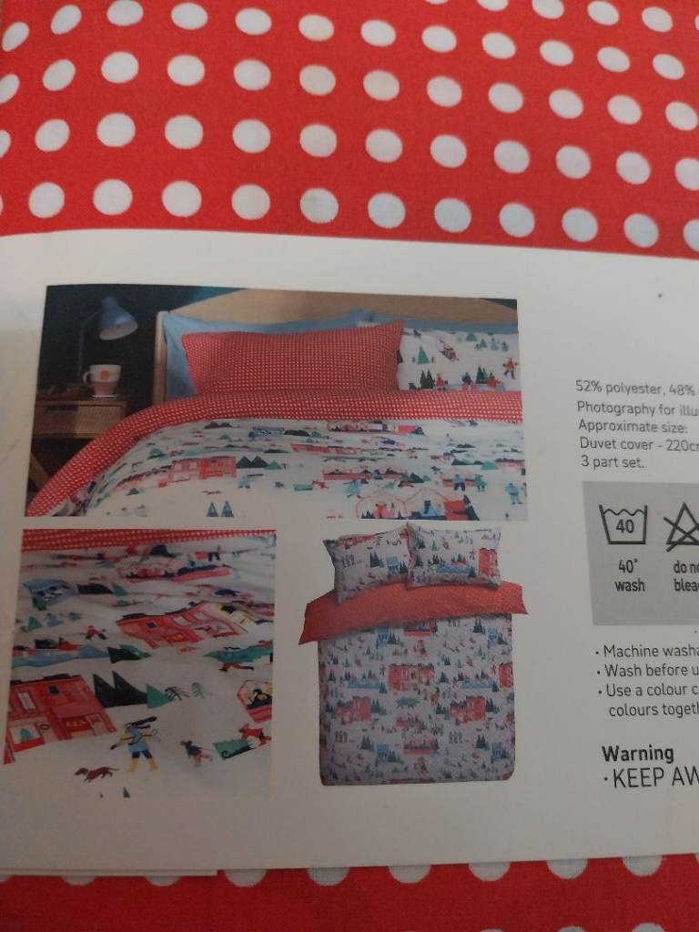 Xmas king size duvet set
