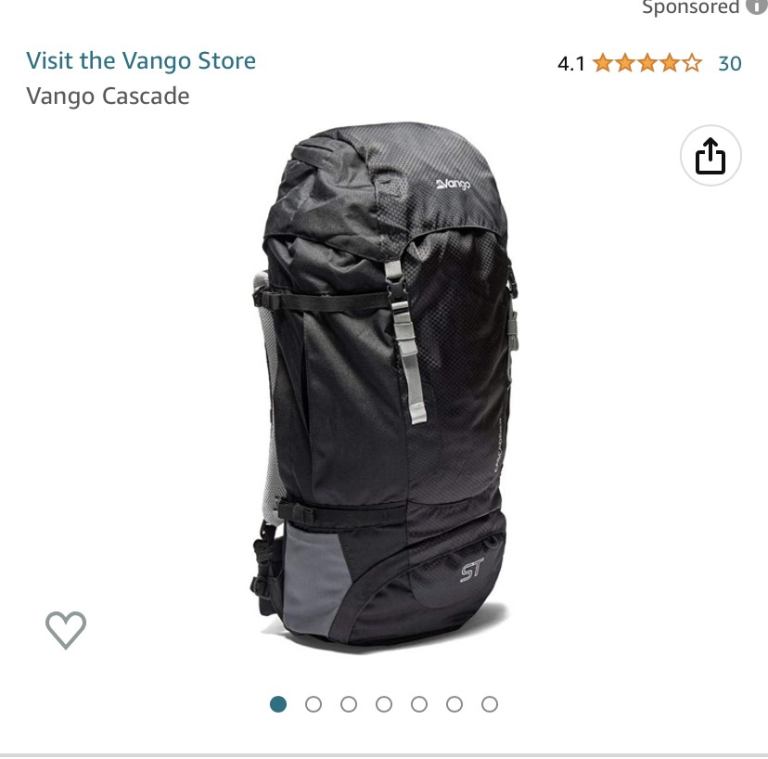 Vango backpack - reduced! 