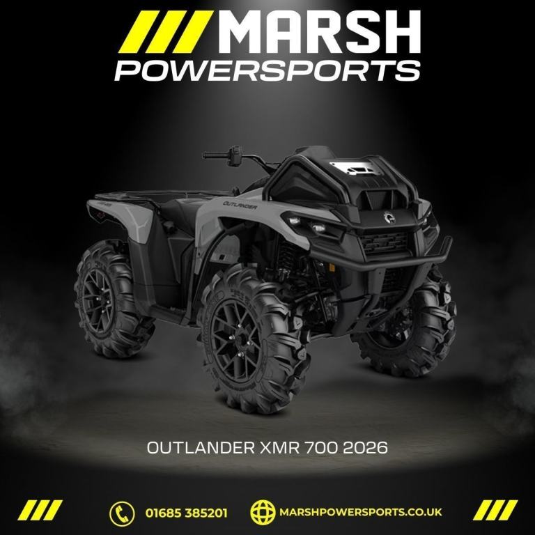 Outlander XMR 700 2026 Model - Can-am Main Dealer - Reserve NOW!