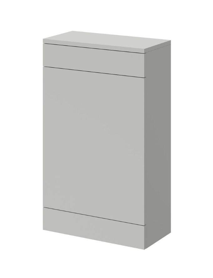 Brand new Napoli Gloss Grey Pearl 500mm Toilet Unit