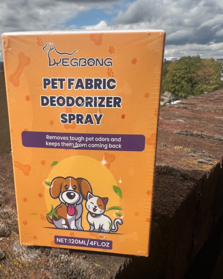 Pet Fabric Deodoriser Spray 120ml - Dog & Cat Odour Eliminator