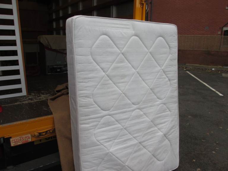 image for WHITE DOUBLE MATTRESS (MEDIUM FIRM) at HAVEN TRUST CHARITY SHOP