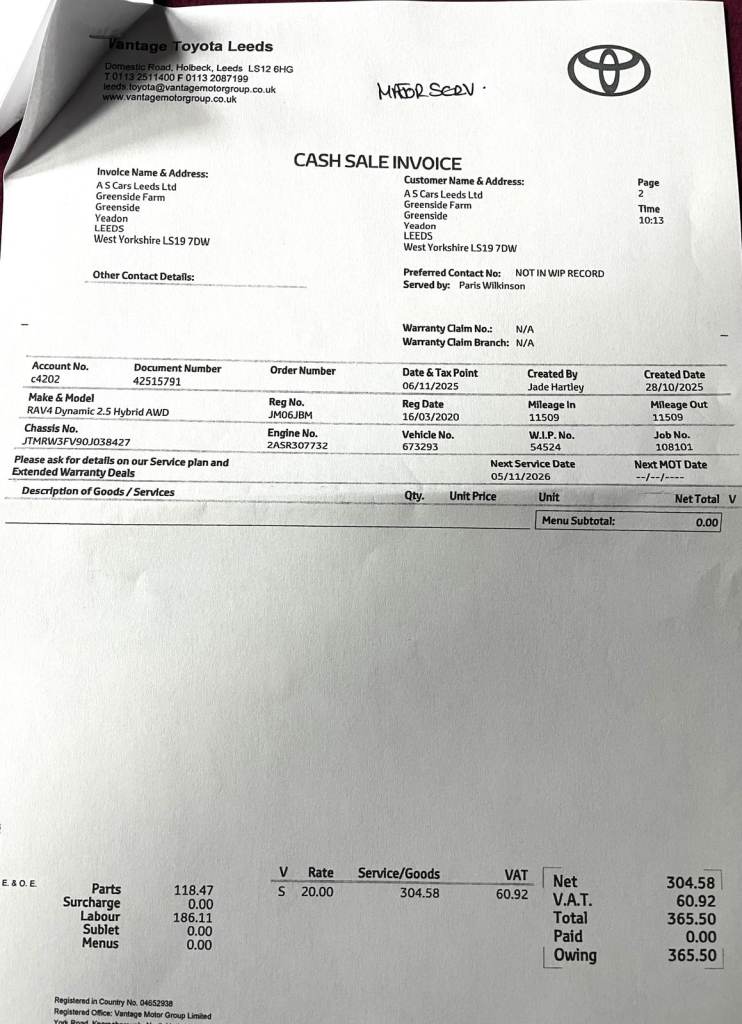 2020 Toyota RAV4 25 VVT-i Hybrid Dynamic 5dr CVT ESTATE Petrol/Electric Automatic