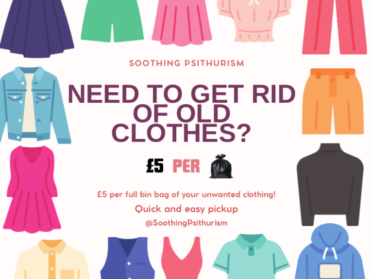 Need to Clear Out Old Clothes? Get £5 Per Full Bin Bag for Your Unwanted Clothing!