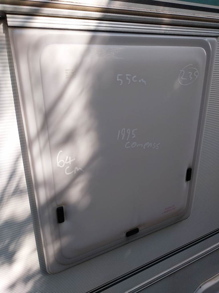 95 compass caravan bathroom window 