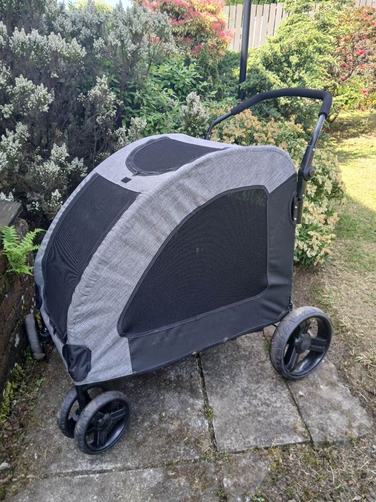 Large Dog's Stroller black/grey