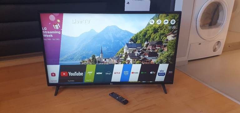 EXCELLENT LG 43 INCH UHD HDR 4K SMART TV + LG REMOTE FREE LOCAL DELIVERY £120 