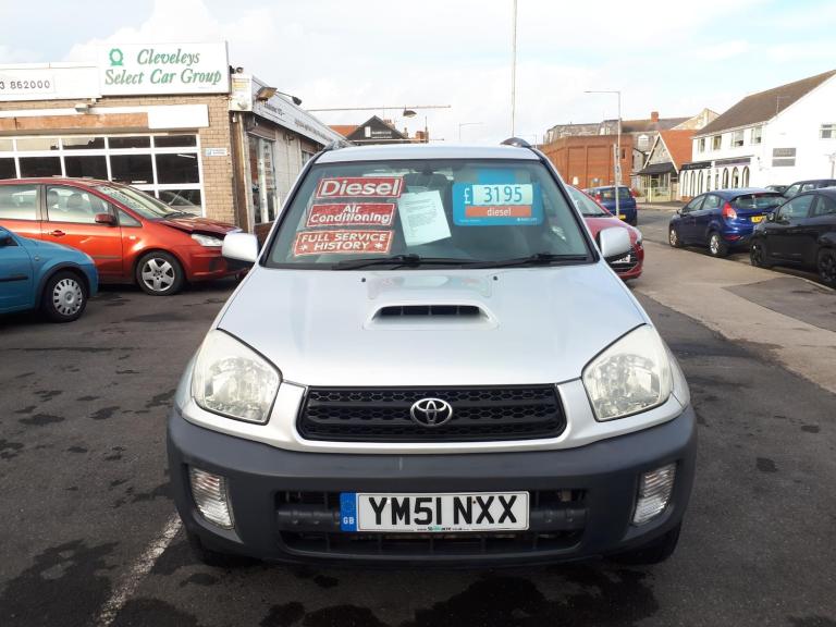 2002 Toyota RAV4 NV 2.0 D-4D Diesel 3-Door From £2,695 + Retail Package SUV Diesel Manual