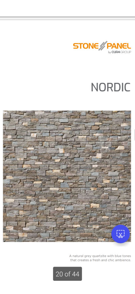 Pre Cast Cupa Nordic stone cladding  panels 