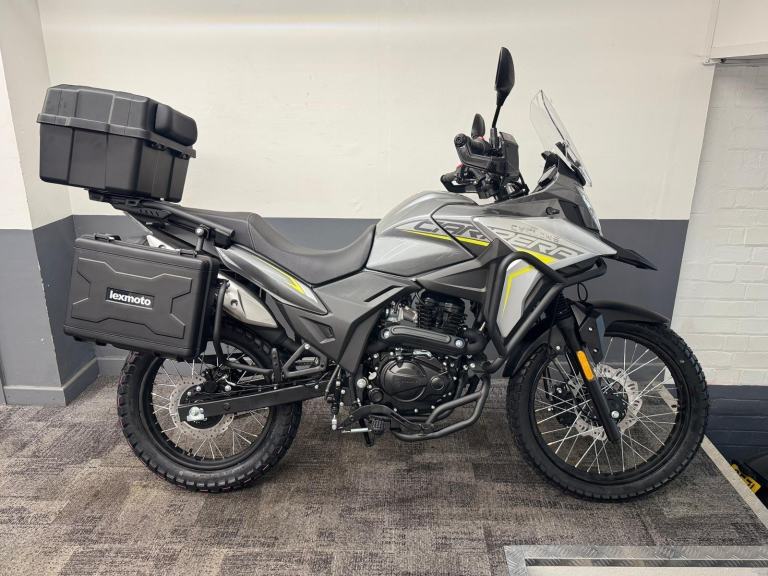 image for BRAND NEW LEXMOTO CARRERA 125 ADVENTURE FULL LUGGAGE FREE NATIONWIDE DELIVERY