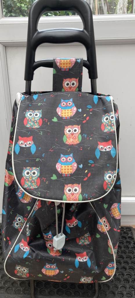 Trolley Shopping Bag with Owl design – collect only