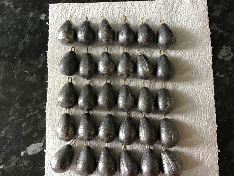 Selection of Fishing Weights/Leads – Various Sizes