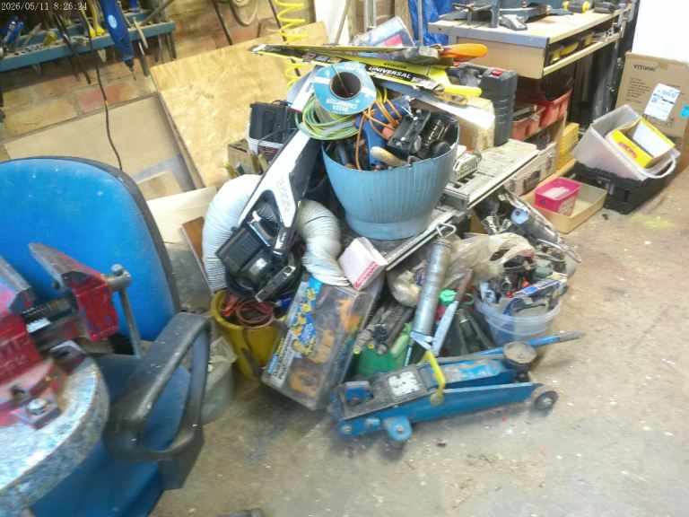 large collection of tools
