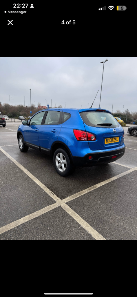 Nissan, QASHQAI, Hatchback, 2008, Manual, 1997 (cc), 5 doors