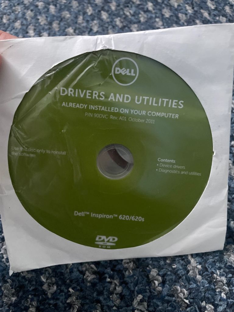 Dell Inspiron Drivers and Utilities FOR DELL INSPIRON 620/620S