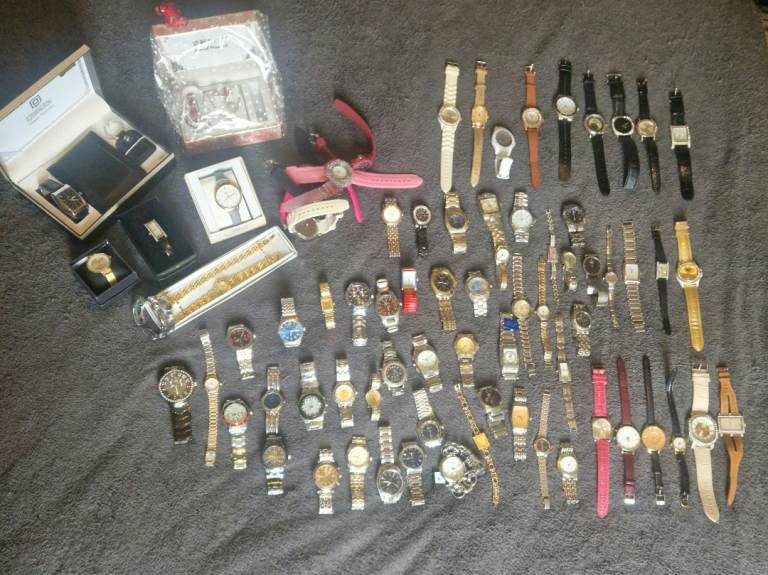 80+ Mixed Watches Job Lot – All Working – Reseller Bundle