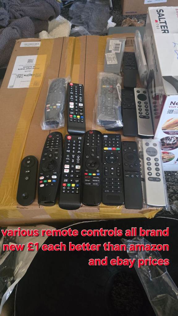 Various Brand New Remote Controls - £1 Each
