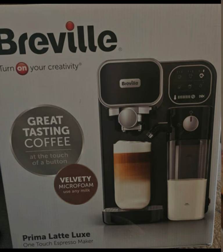 Brand new Breville Prima Latte Luxe Coffe Machine