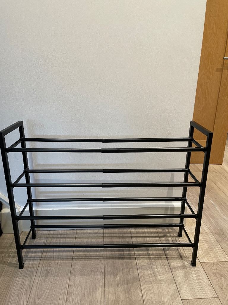 4-tier metal shoe rack / shelf