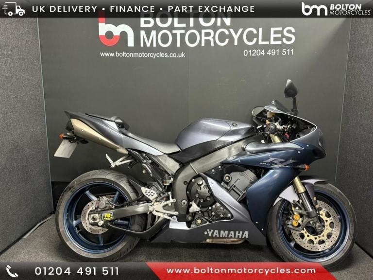Yamaha R1 Motorcycle Silver
