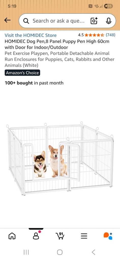 Puppy pen