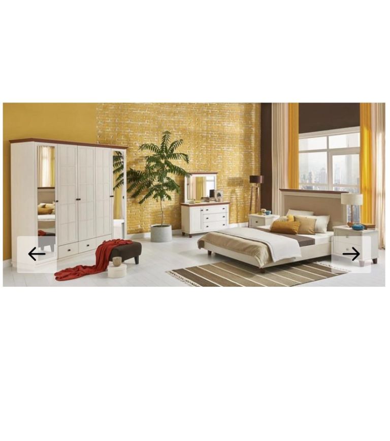 Elegant White Wooden Dresser + Mirror