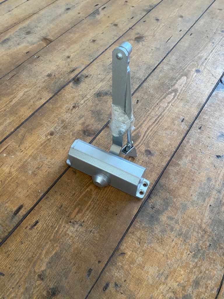 New Certifire 73 Series Door Closer - Silver Metal