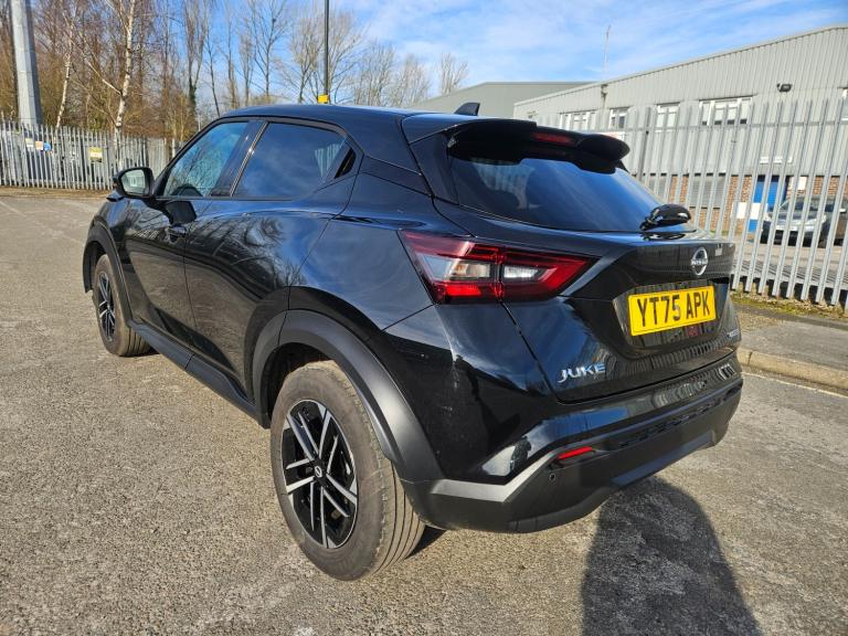 2025 75 NISSAN JUKE 1.6 Hybrid N-Connecta 5dr Auto Black Damaged Salvage