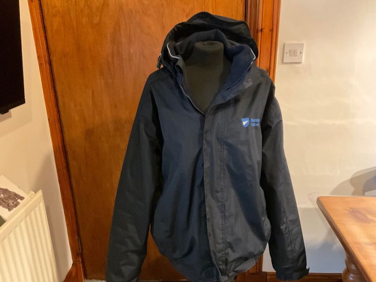 Black Work Coat / Dog Walking Jacket - Size Large, Just Washed