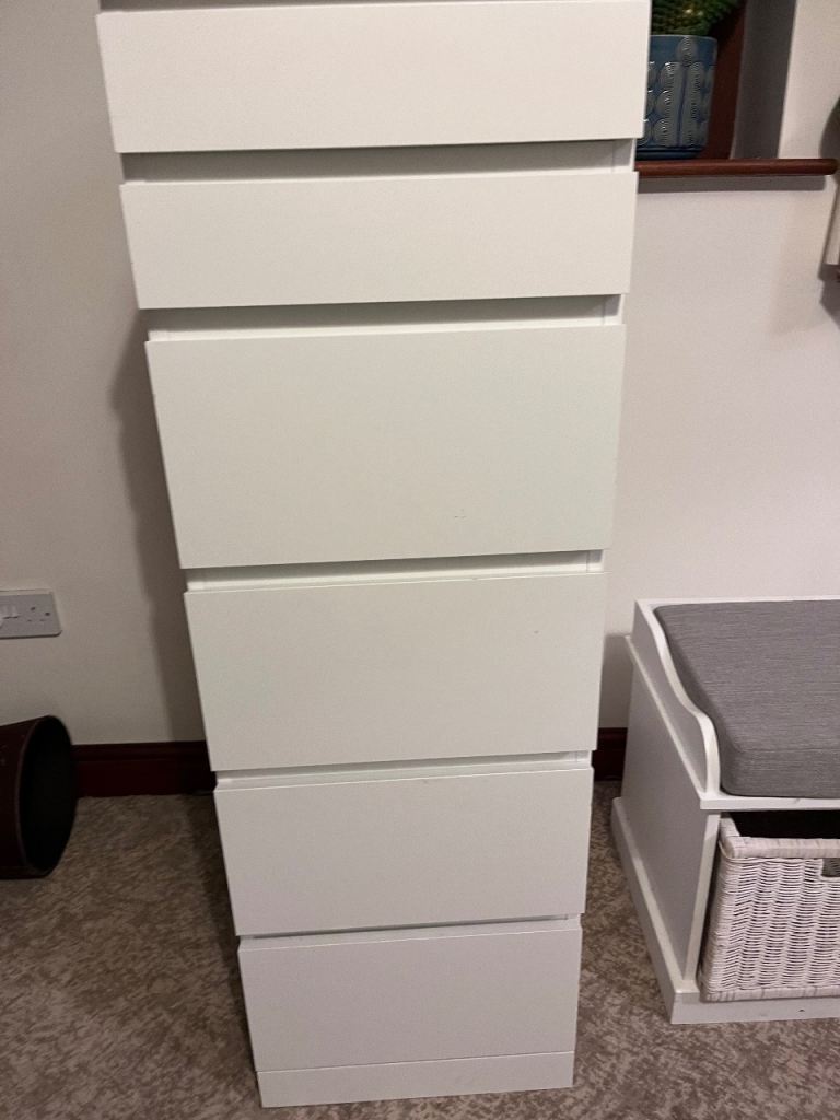 IKEA storage drawers with mirror