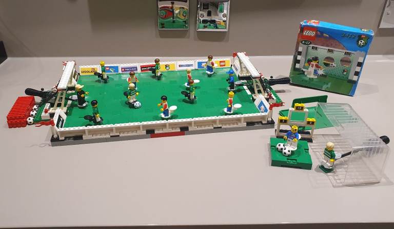 Vintage Lego Football sets x3: 3412 (brand new, boxed), 3409, 3401