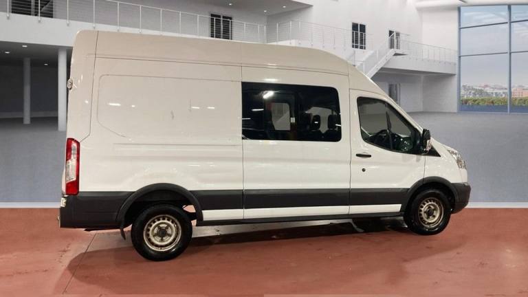 2016 16 FORD TRANSIT 2.2 TDCI 350 7 SEAT CREW VAN NO VAT L3 H2 EURO 5 (125 PS) D