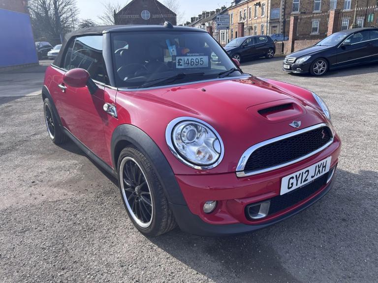 2012, MINI CONVERTIBLE 1.6 Cooper S Convertible Red Manual Petrol