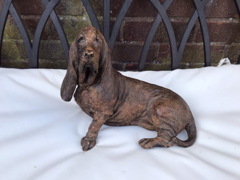 Basset hound ornament 