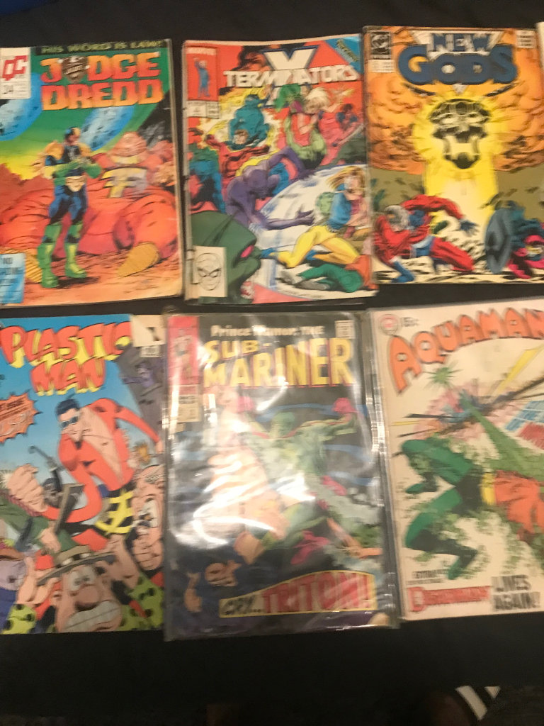 Selection of sought after comics