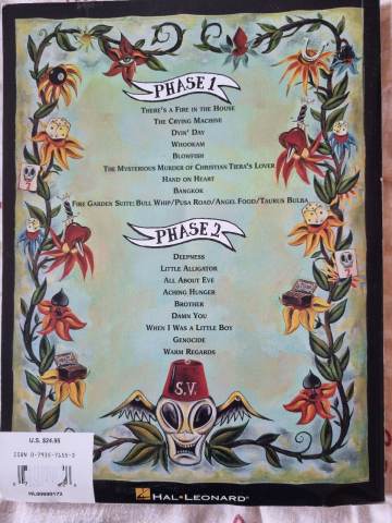 Steve Vai Fire Garden Guitar Tablature Book - Hal Leonard | in