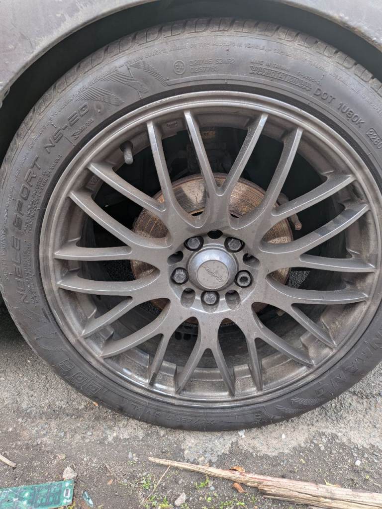 VW polo alloys with new tyres 